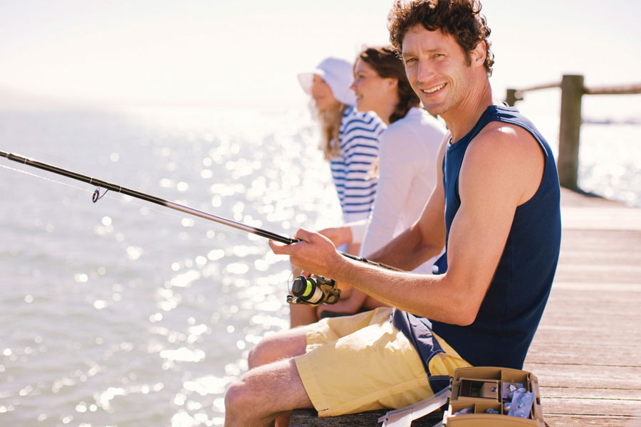 Image of recreational fisher